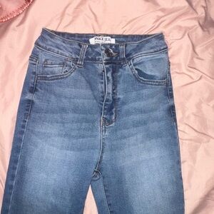 Wax Jean Women's Classic Blue Skinny Jeans